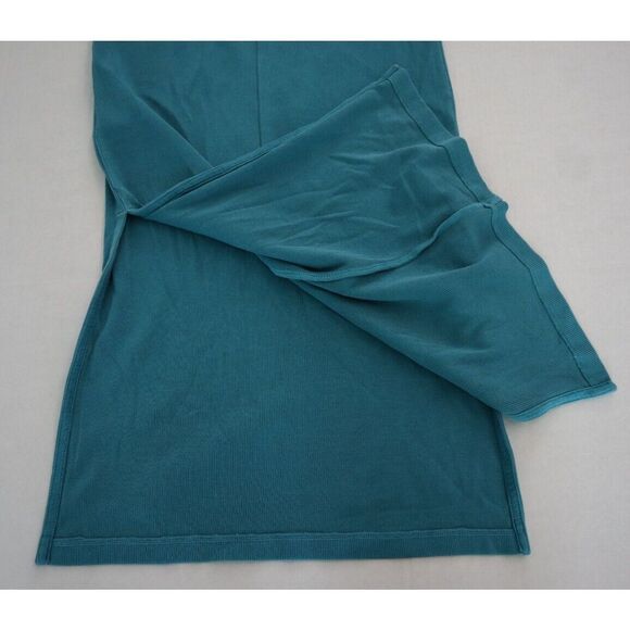 Old Navy 880312-02-1 Women's Sz Small Aqua Blue Ribbed Midi Halter Dress - Picture 7 of 7